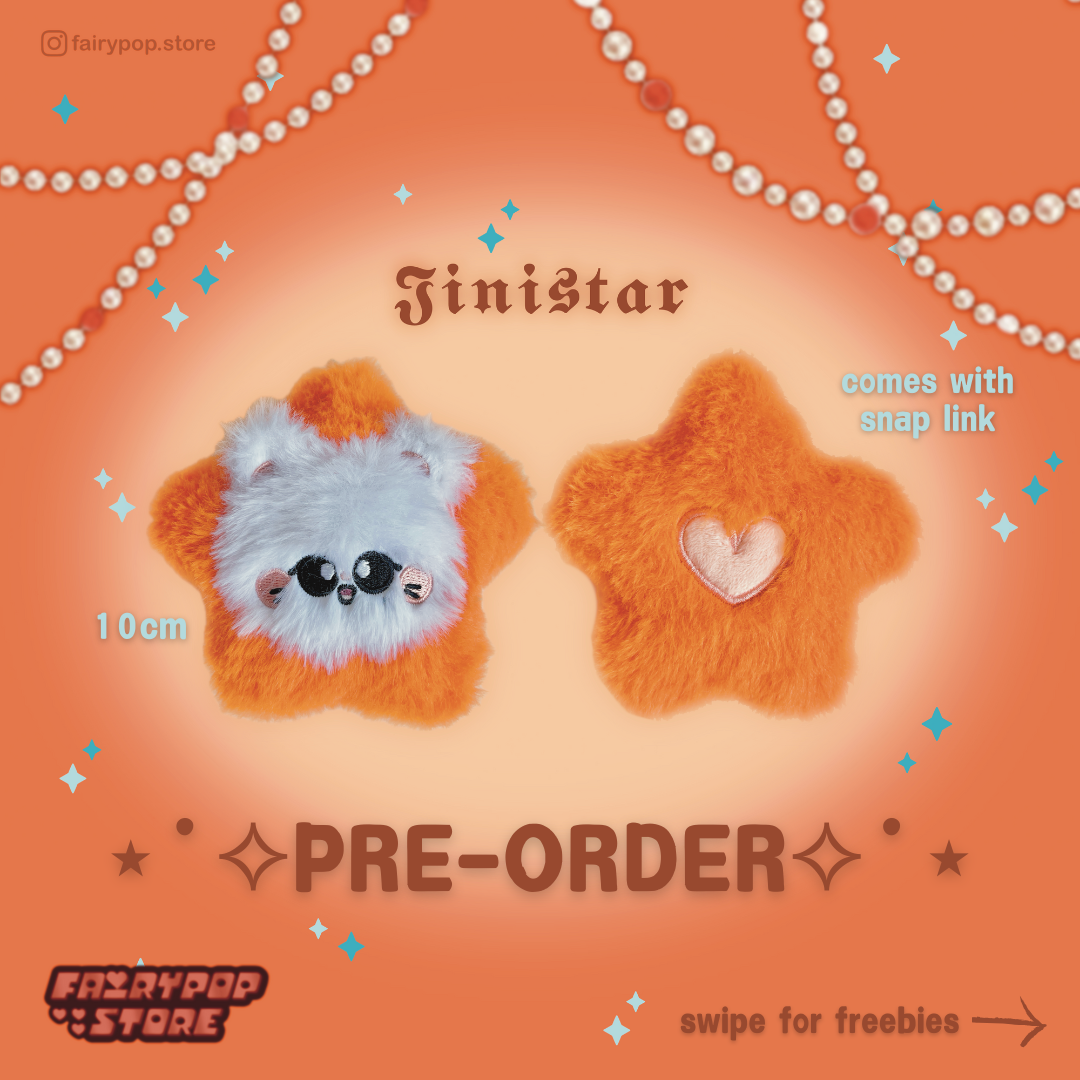 PRE-ORDER Jinistar Plush Keychain✩°。⋆