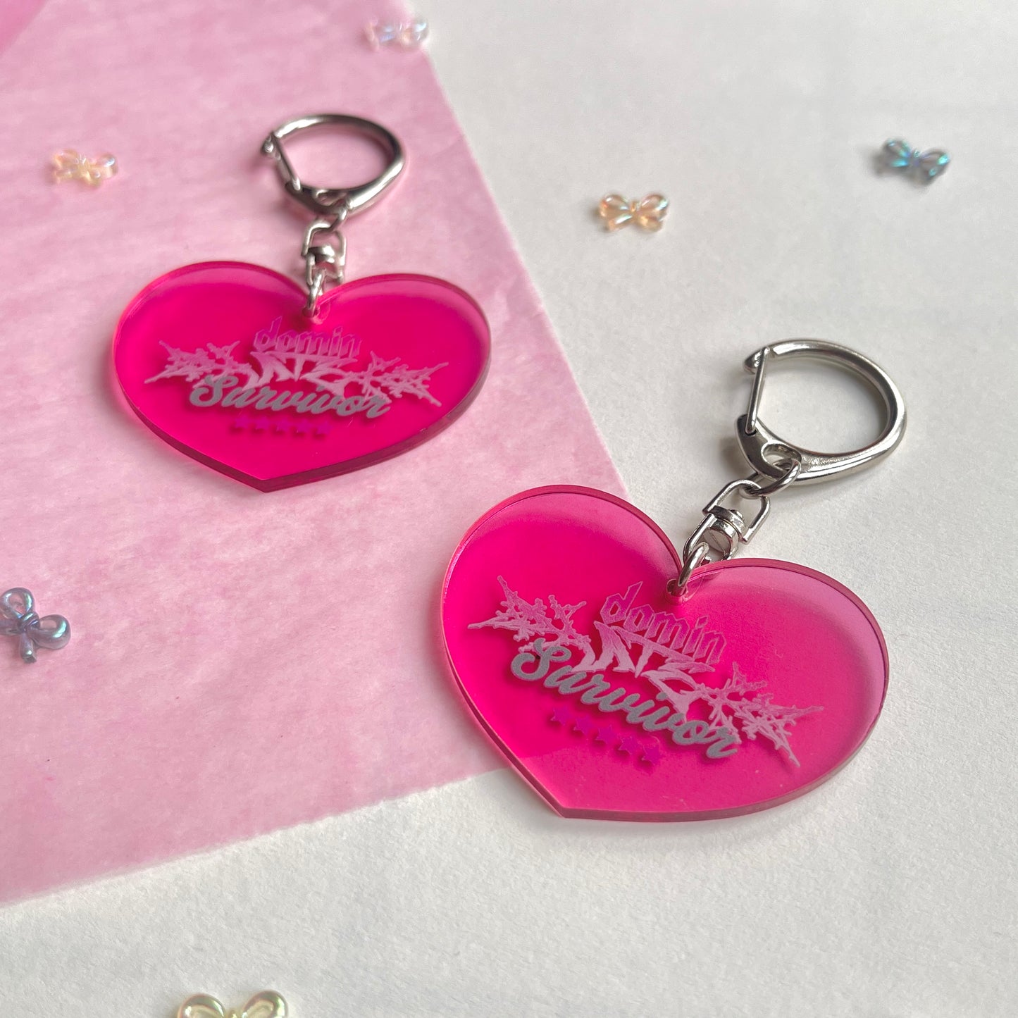 dominATE Survivor Keychain