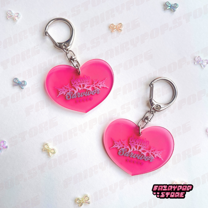 dominATE Survivor Keychain