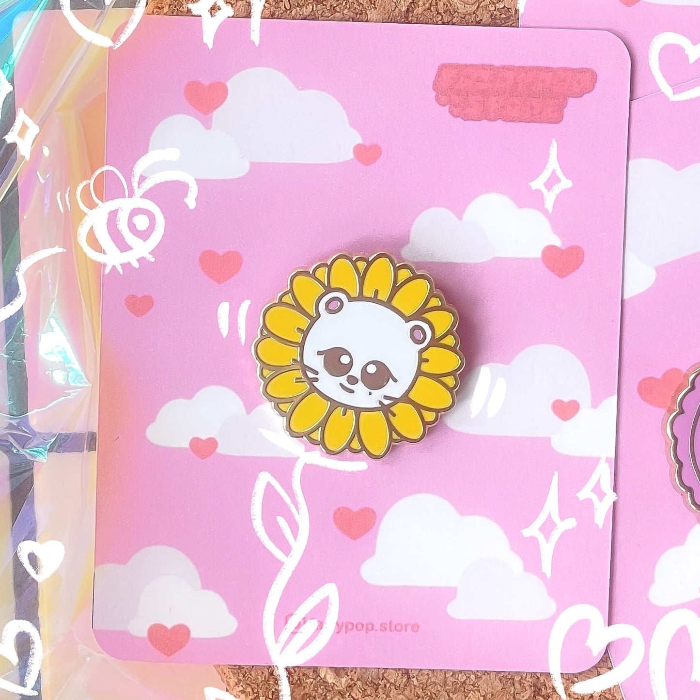 SunflowerJini Enamel Pin ˚˖𓍢🌼🧺˚˖🌿˚.