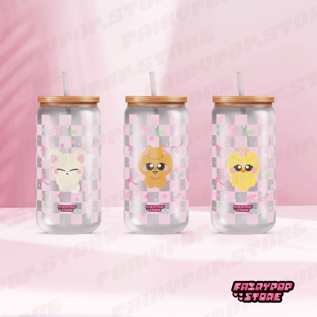 SKZoo ⋆𐙚₊˚⊹ Glass Tumbler