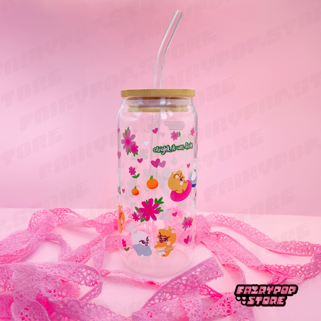 Minsung ‧₊˚❀༉‧ Glass Tumbler