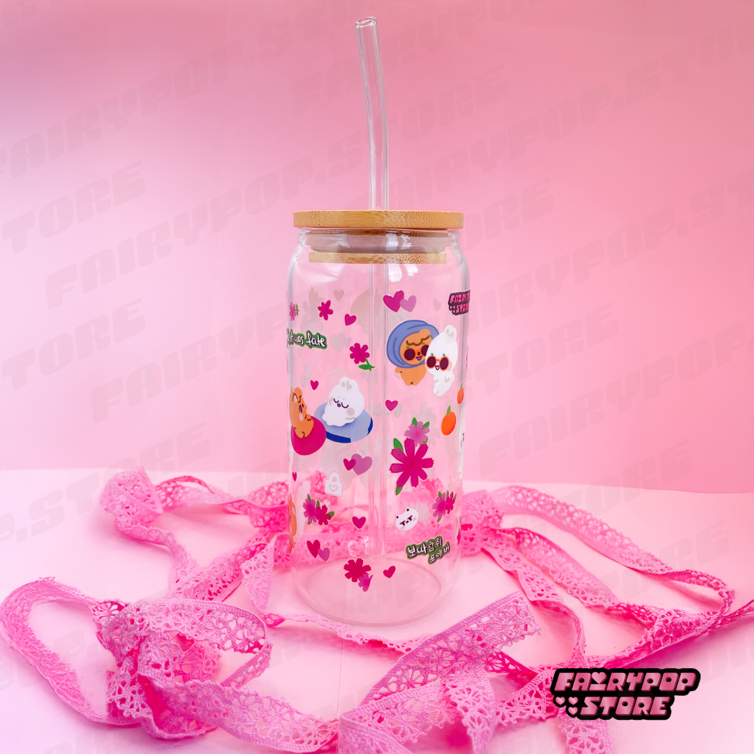 Minsung ‧₊˚❀༉‧ Glass Tumbler