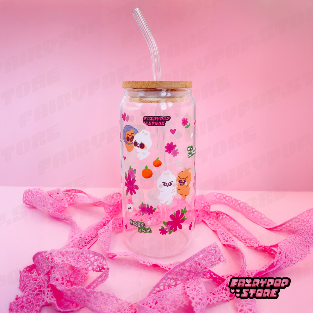 Minsung ‧₊˚❀༉‧ Glass Tumbler