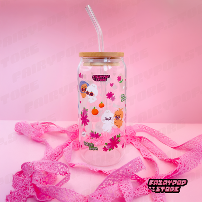 Minsung ‧₊˚❀༉‧ Glass Tumbler